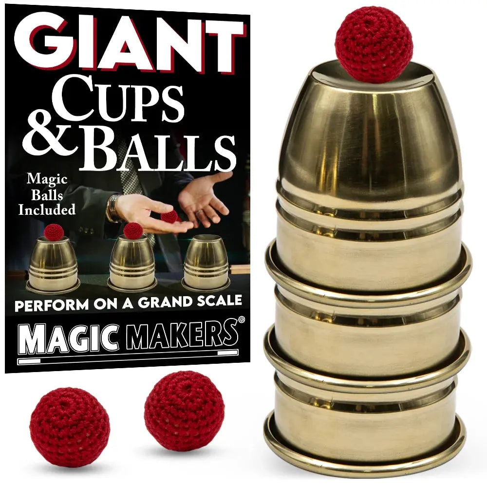 Giant Cups & Balls Collector's Edition-Magic Makers Inc Magic Makers Inc.