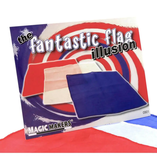 Fantastic Silk Flag Illusion with Thumb Tip Trick-Magic Makers Inc