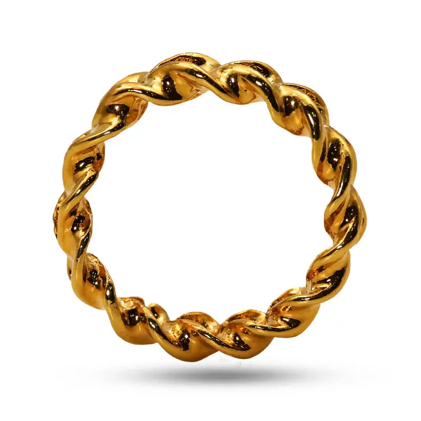 Gold Optical Illusion Ring Magic Trick-Magic Makers Inc-Photo 5