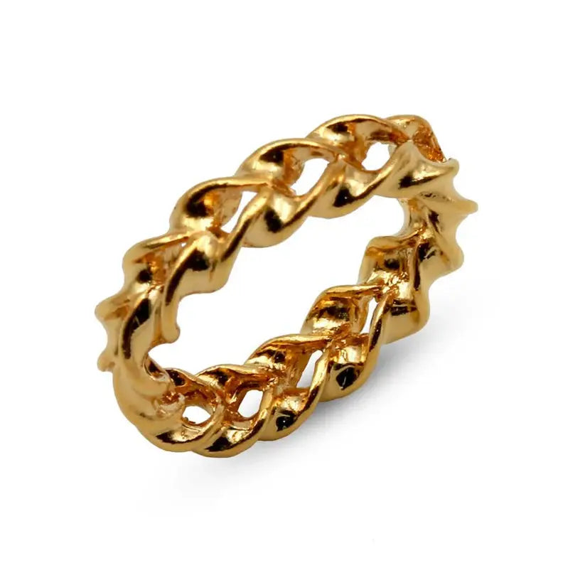 Gold Optical Illusion Ring Magic Trick-Magic Makers Inc-Photo 6